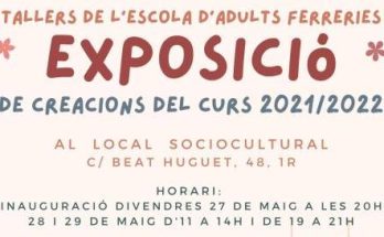 Exposició Escola d'adults de Ferreries