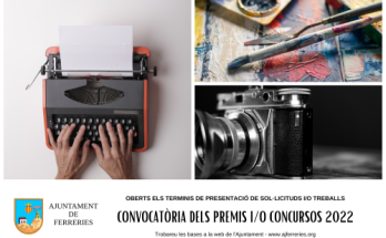 Convocatòria Concursos i Premis diversos 2022